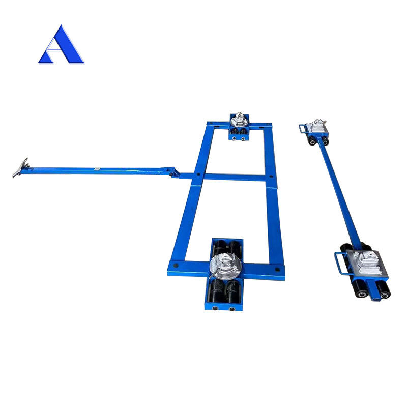 16 Ton 32 Ton Rol Trolley Container de transporte de carga movendo Dolly com estrutura de três rodas e suporte OEM personalizável