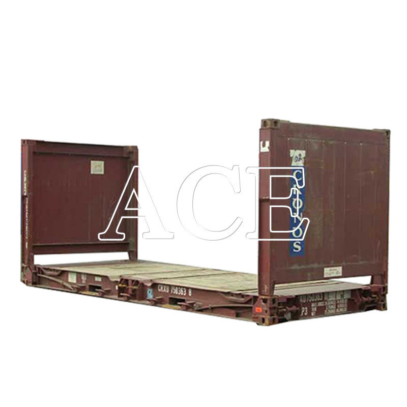 Aço Corten 20ft 40ft Containers usados de rack plano piso de segunda mão contraplacado ou aço