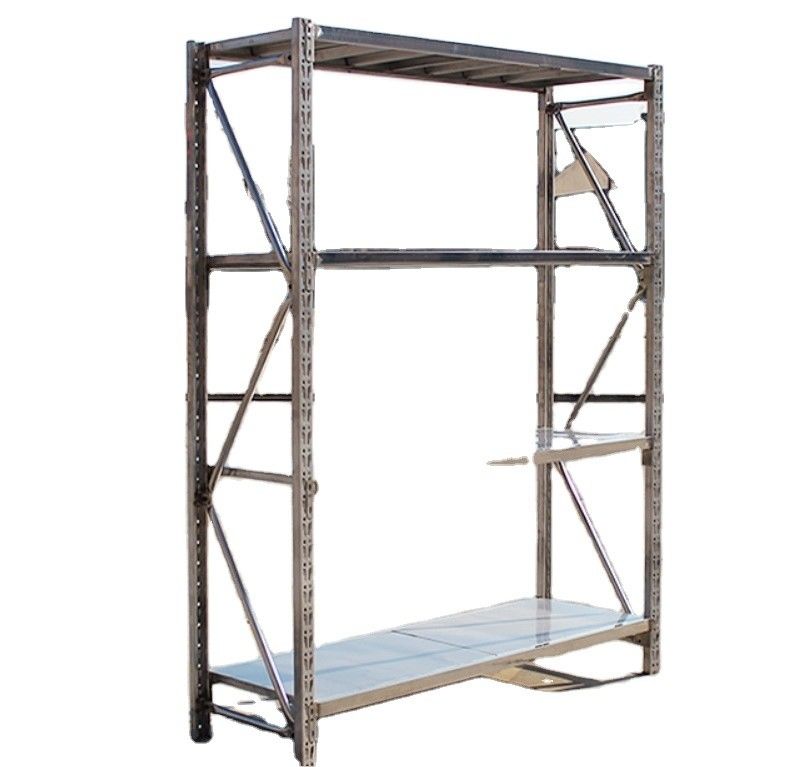 Prateleira de armazenamento de vários níveis para uso em armazém Prateleira Tipo de produto Aço inoxidável 304 Camada de 4 camadas comprimento do garfo 1000 mm