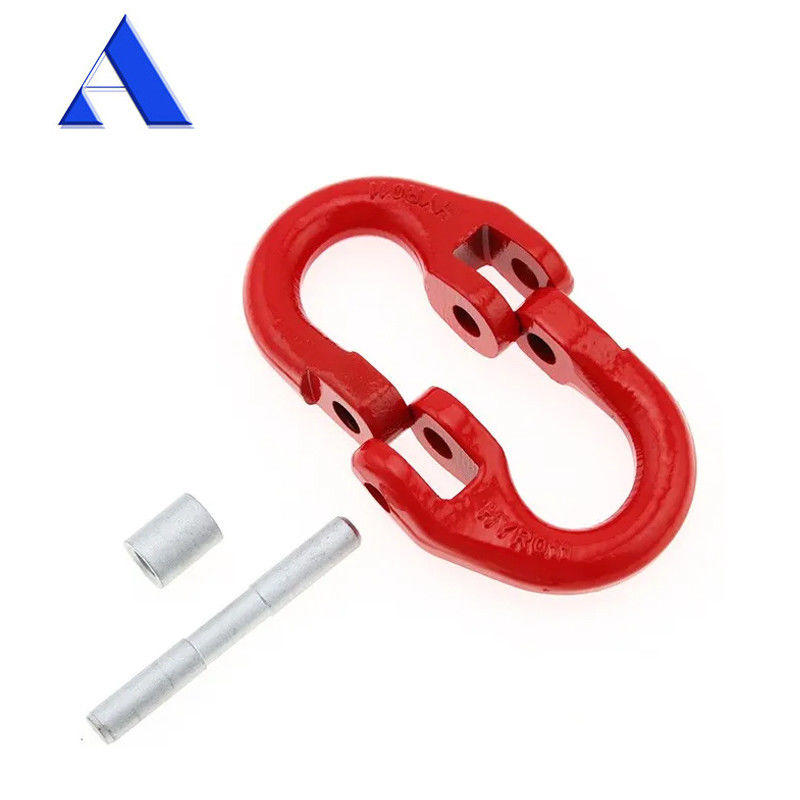 G80 12.5T Grau 80 Conector de ligação de martelo de bloqueio de cadeia de ligação com acabamento de pintura duradouro
